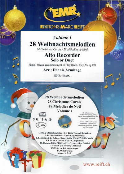 D. Armitage: 28 Weihnachtsmelodien Vol. 1 (+CD)