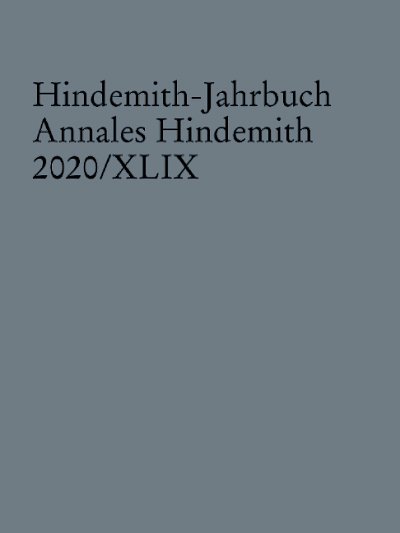 Hindemith-Jahrbuch Band 49