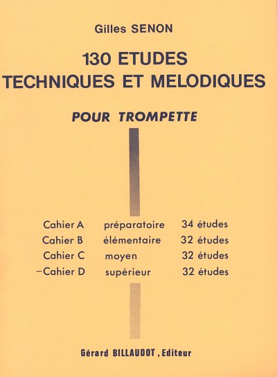 130 Etudes Techniques Et Melodiques Volume D, Trp
