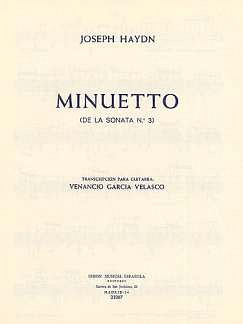 J. Haydn: Minuetto (Garcia Velasco) Guitar, Git