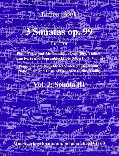J. Hook: Sonate Es-Dur Op 99/3