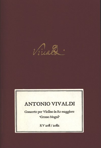 AQ: A. Vivaldi: Konzert D-Dur RV208 (Pa+St) (B-Ware)