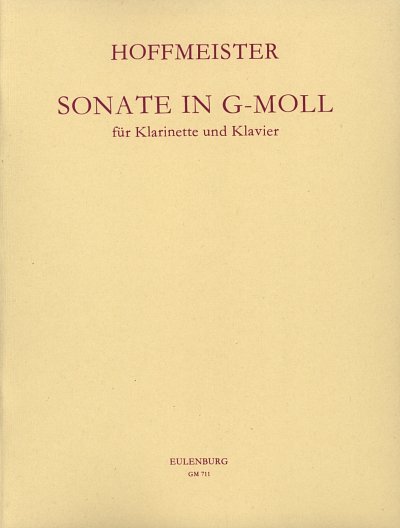 F.A. Hoffmeister: Sonate für Klarinette , KlarKlv (KlavpaSt)