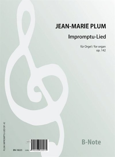 J. Plum: Impromptu-Lied für Orgel op.142, Org