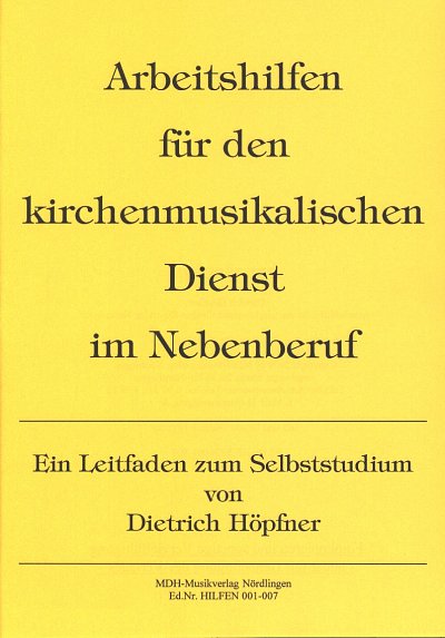 D. Höpfner: Arbeitshilfen für den kirchenmusikalischen  (Bu)