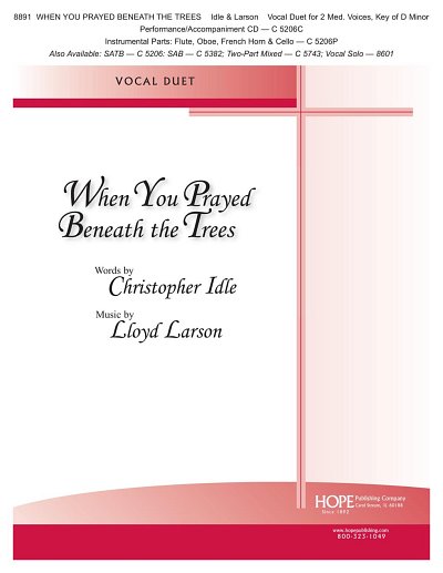 L. Larson: When You Prayed Beneath The Trees