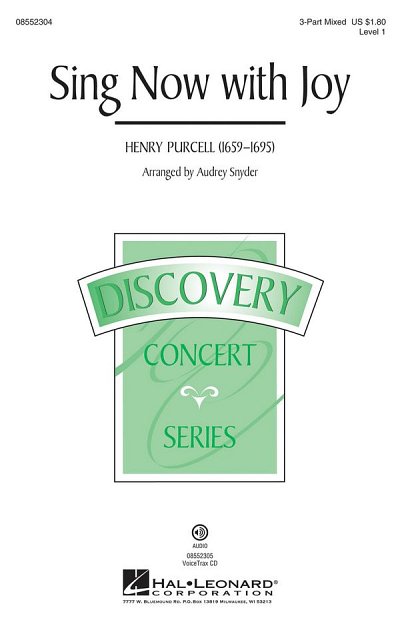 H. Purcell: Sing Now with Joy, Ch3Klav (Chpa)
