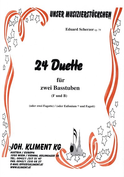 E. Scherzer: 24 Duette op. 73, 2Tb (2Sppa)