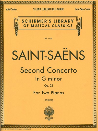 C. Saint-Saëns: Concerto No. 2 in G Minor, Op, Klav4m (Sppa)