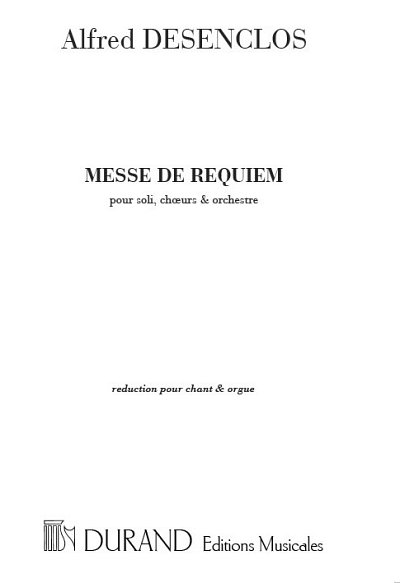 AQ: A. Desenclos: Messe de Requiem (Part.) (B-Ware)