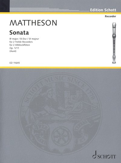 J. Mattheson: Sonate B-Dur op. 1/11  (Sppa)