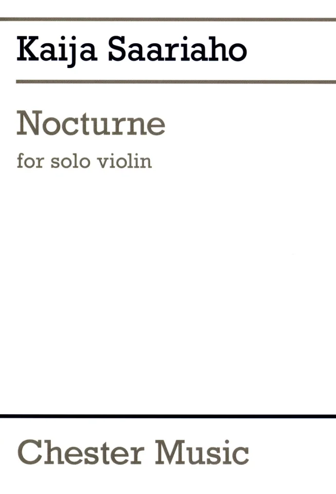 K. Saariaho: Nocturne, Viol (0)