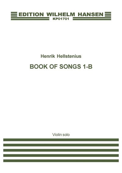 H. Hellstenius: Book Of Songs I, VlVc (Part.)