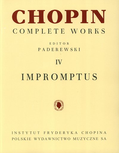 F. Chopin: Complete Works IV: Impromptus, Klav