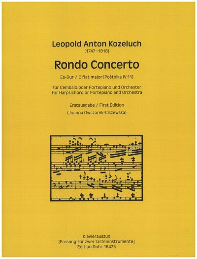 J.A. Kozeluch: Rondo Concerto Es-Dur, CembStro (KA)