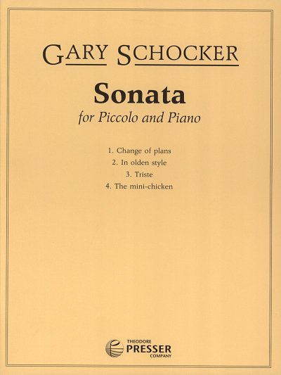 G. Schocker: Sonata No. 1 (Pa+St)