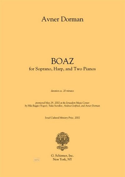 A. Dorman: Boaz (Pa+St)