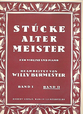 Stücke alter Meister Band 2, VlKlav