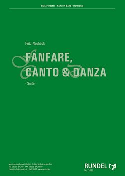 F. Neuboeck: Fanfare, Canto und Danza, Varblaso (Pa+St)