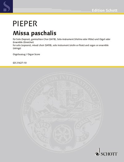 A. Pieper: Missa paschalis