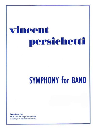 V. Persichetti: Symphony for Band, Blaso (Part.)