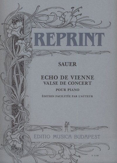 E. von Sauer: Echo de Vienne, Klav