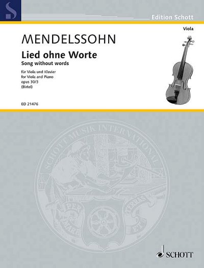DL: F. Mendelssohn Barth: Lied ohne Worte, VaKlv