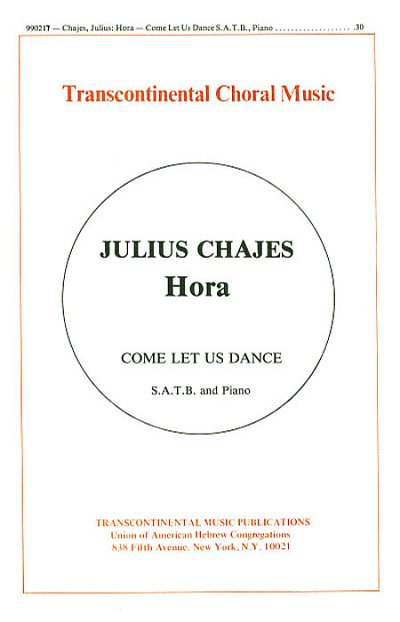 Hora (Come Let Us Dance), GchKlav (Chpa)