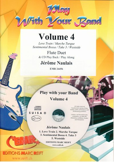 J. Naulais: Play With Your Band Volume 4, 2Fl (+CD)