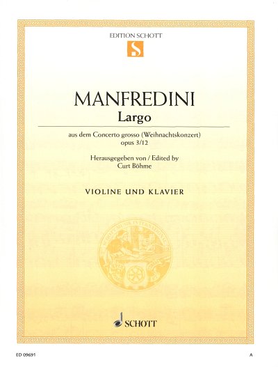 F. Manfredini: Largo Op 3/12 (Concerto Grosso Weihnachtskonz