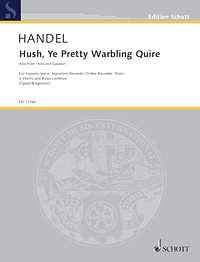 G.F. Händel: Hush, Ye Pretty Warbling Quire Nr. 6 (Pa+St)