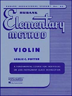 Rubank Elementary Method - Violin, Viol