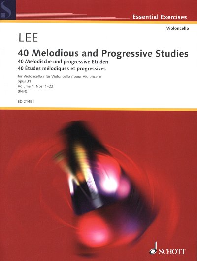 S. Lee: 40 melodische und progressive Etueden 1, Vc