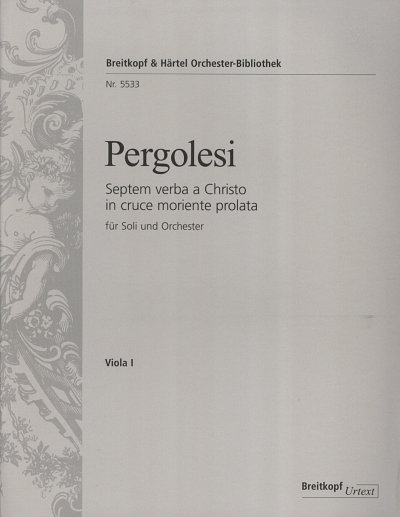 G.B. Pergolesi: Septem verba a Christo in, 4GesOrchBc (Vla1)