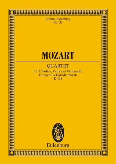 W.A. Mozart: Quatuor à cordes Mi bémol majeur