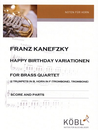 F. Kanefzky: Happy Birthday Variationen, 2Trp2Pos (Pa+St)