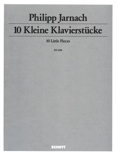P. Jarnach: Zehn kleine Klavierstücke , Klav