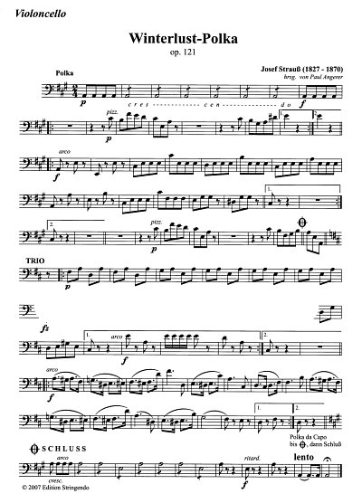 J. Strauss: Winterlust op. 121, Sinfo (Vc)