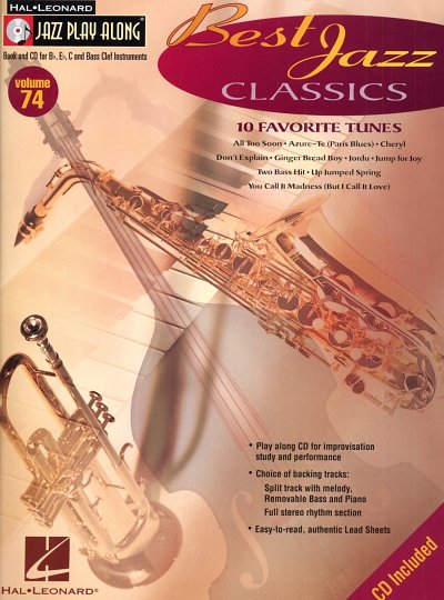 JazzPA 74: Best Jazz Classics, CBEsCbasCbo (+CD)