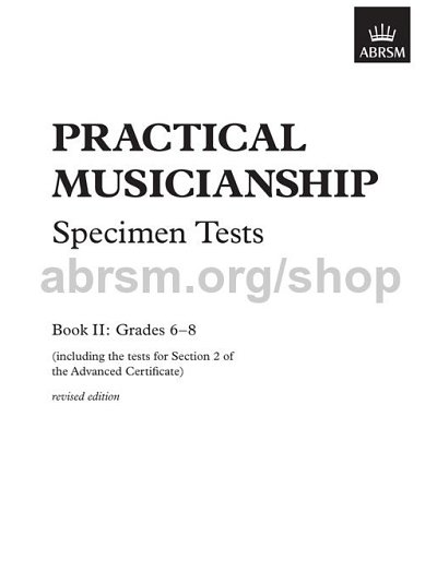 ABRSM: Practical Musicianship - Specimen Tests2