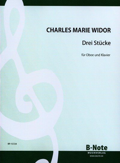C.-M. Widor: Drei Stücke für Oboe und Kla, ObKlav (KlavpaSt)