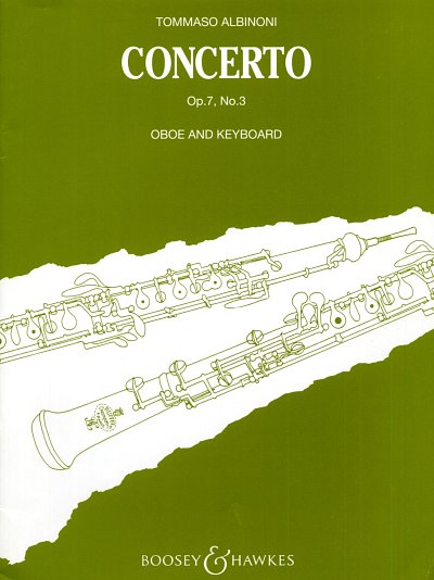 T. Albinoni: Concert 03 Bes Op.7 , ObKlav (KlavpaSt)