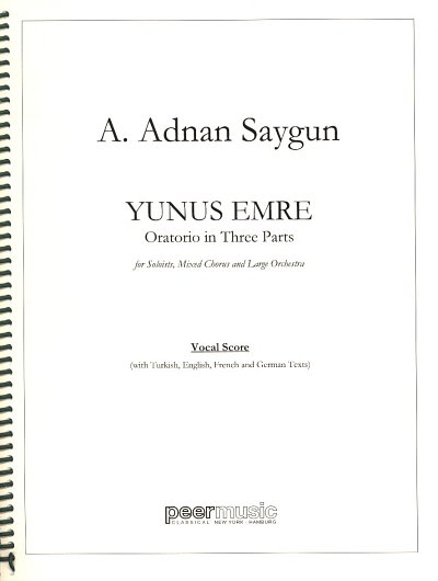 AQ: A.A. Saygun: Yunus Emre, GsGchOrch (PartSpiral) (B-Ware)