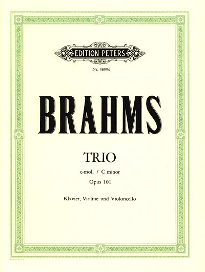 J. Brahms: Trio 3 C-Moll Op 101