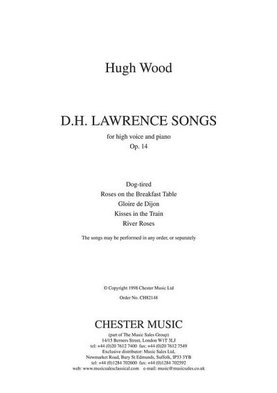 D.H. Lawrence Songs Op.14, GesHKlav