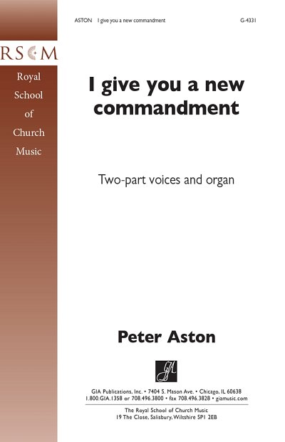 P. Aston: I Give You a New Commandment