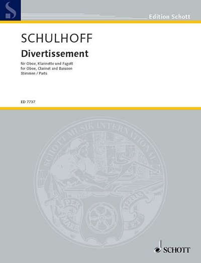 DL: E. Schulhoff: Divertissement, ObKlarFg (Stsatz)