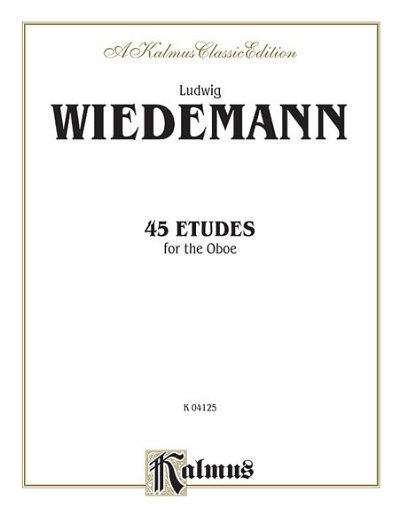 L. Weidemann: Forty-Five Etudes, Ob