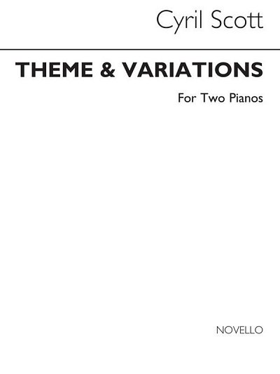 C. Scott: Theme And Variations For Two Pianos, Klav4m (Bu)