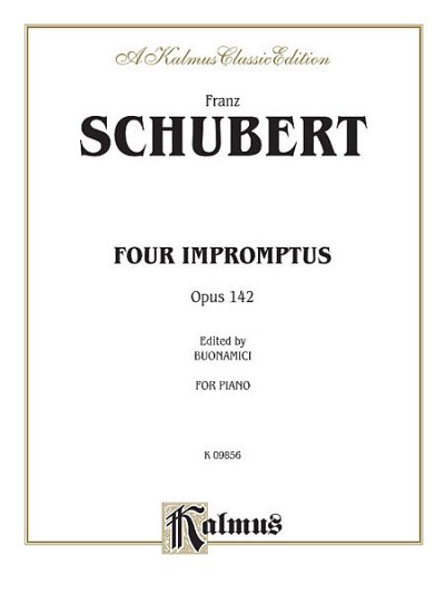 F. Schubert y otros.: Four Impromptus, Op. 142